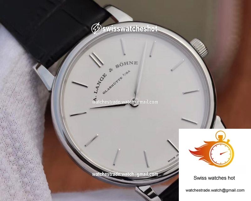A. Lange & Sohne Saxonia Thin White Gold 201.027 SV Factory 4