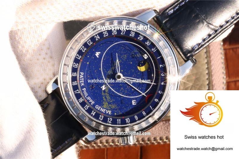 Patek Philippe Grand Complications Sky Moon Celestial 6102P-001 TWA Factory Blue Dial 4