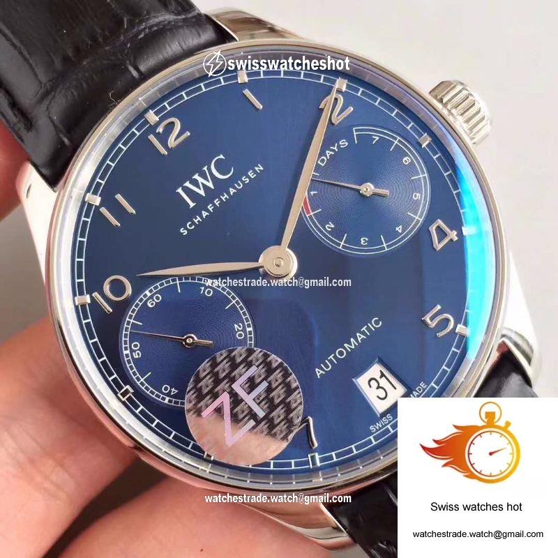 IWC Portuguese IW500703 ZF Factory Blue Dial 4