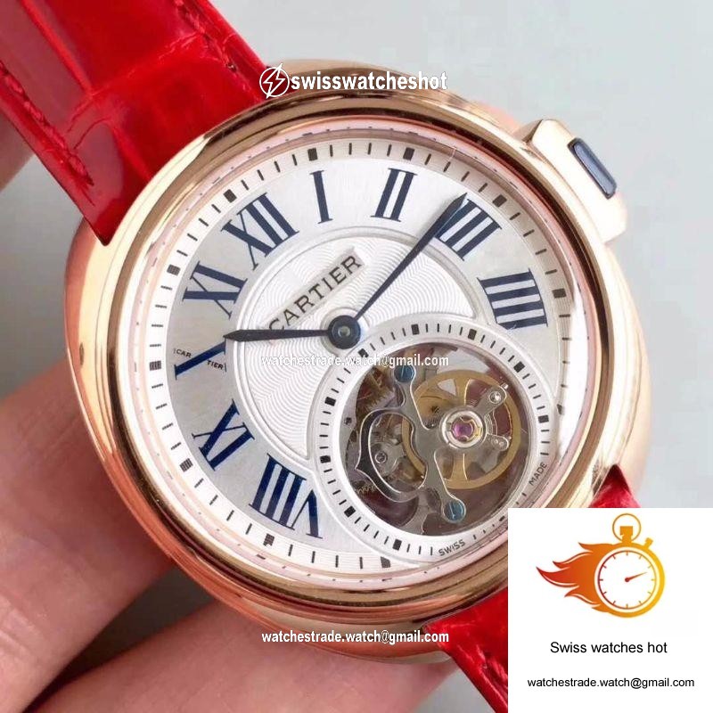 Cartier Drive De Tourbillon W4100013 18K Rose Gold White Dial 4