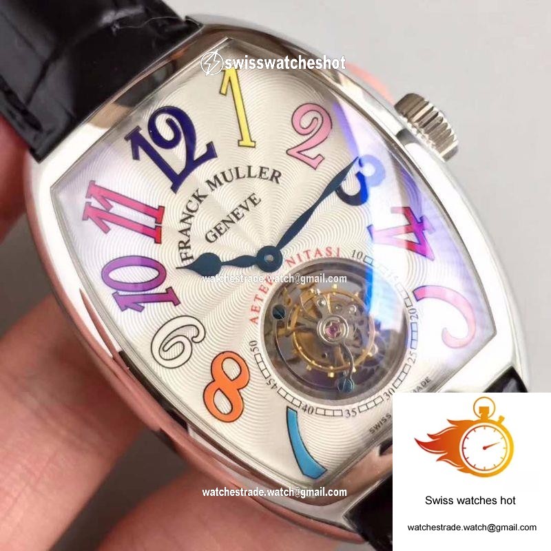 Franck Muller Crazy Color Dreams Tourbillon 8880 White Dial 4