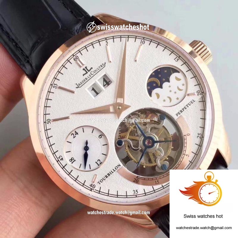 Jaeger-LeCoultre Master Grande Tradition Tourbillon Rose Gold White Dial 4
