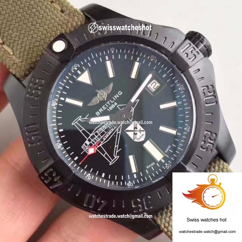 Breitling Avenger II Seawolf Boelcke M173316Y/BE72 GF Factory Black Dial 4
