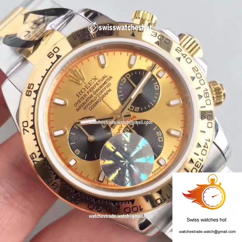 Rolex Daytona Cosmograph 116503 JF Factory Yellow Gold Dial 4