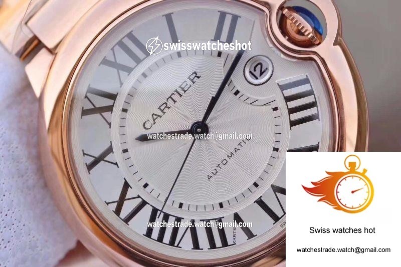 Ballon Bleu De Cartier 42MM W69006Z2 V9 Factory White Textured Dial 4