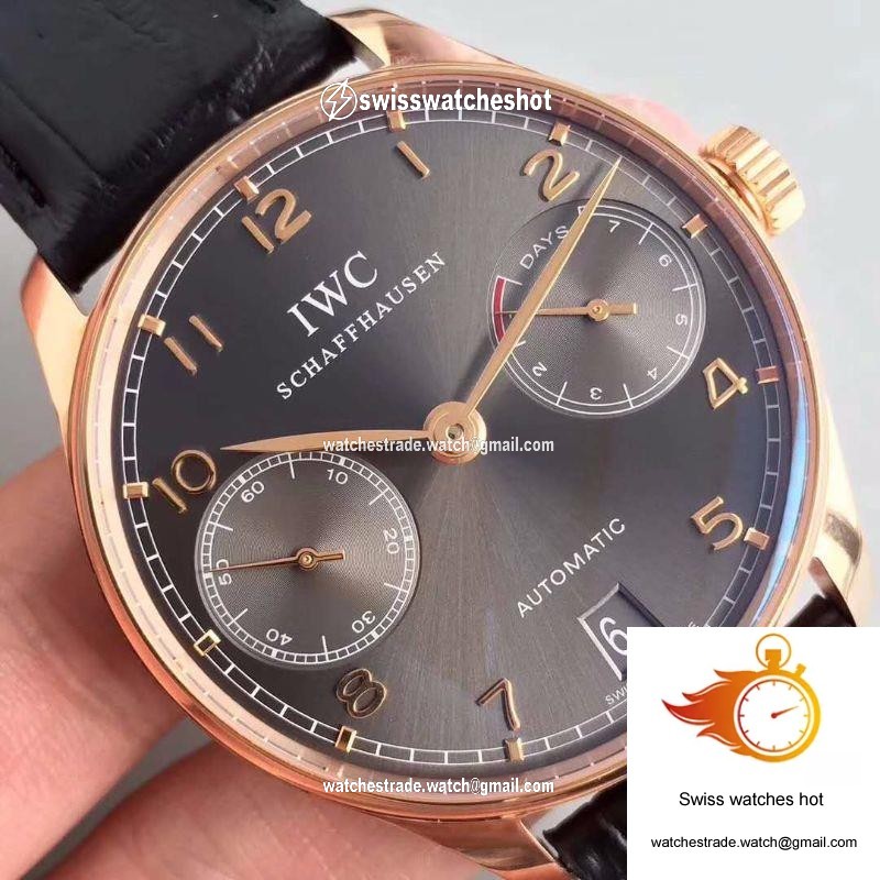 IWC Portugieser IW500702 ZF Factory Gray Ardoise Dial 4