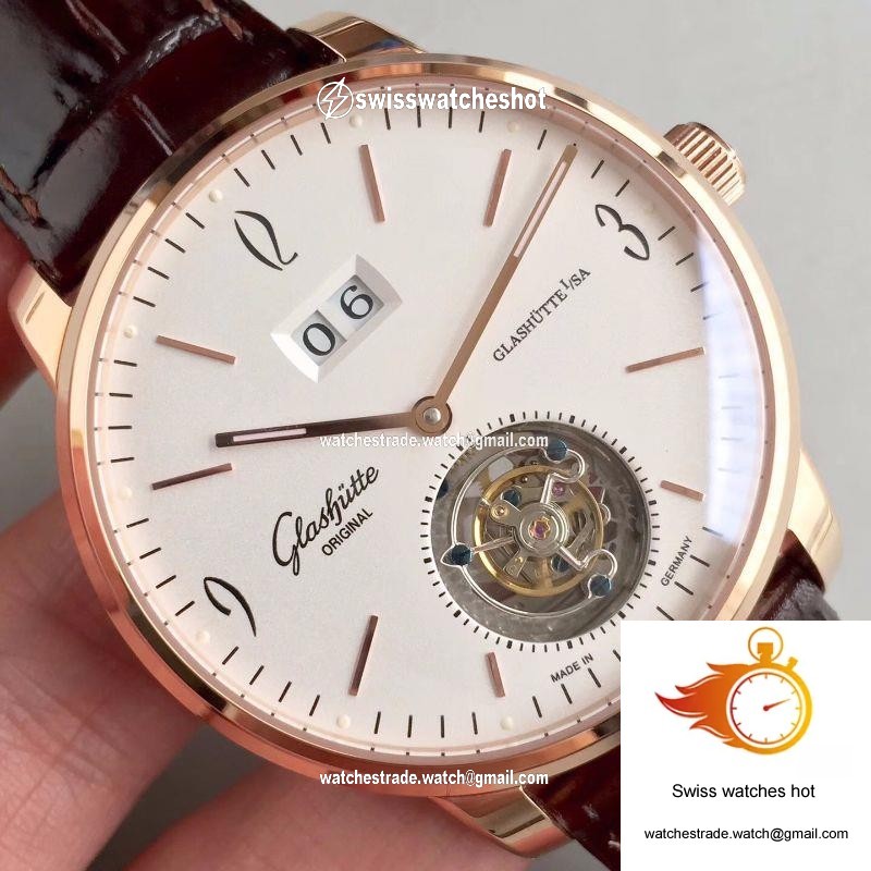 Glashutte Original Senator Excellence Tourbillon White Dial 4