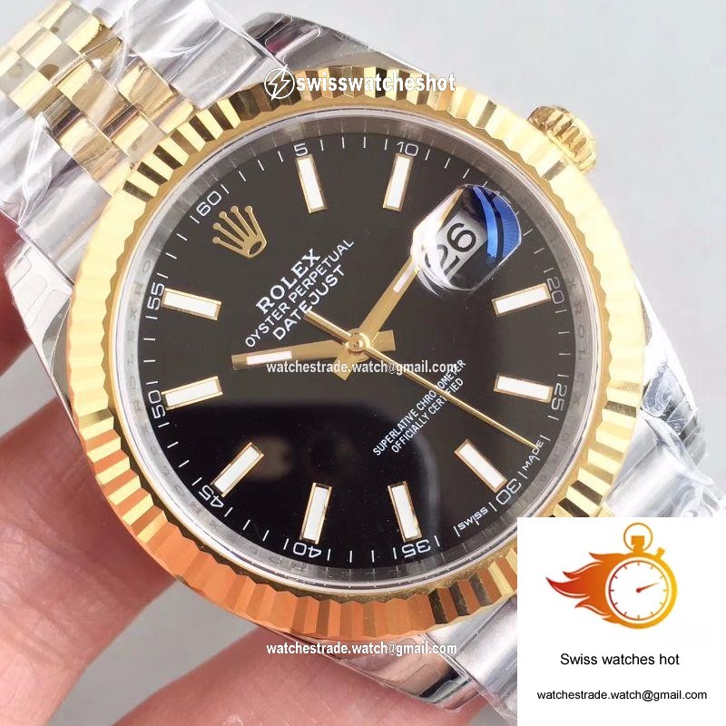Rolex Datejust II 116333 41MM EW Factory Black Dial 4