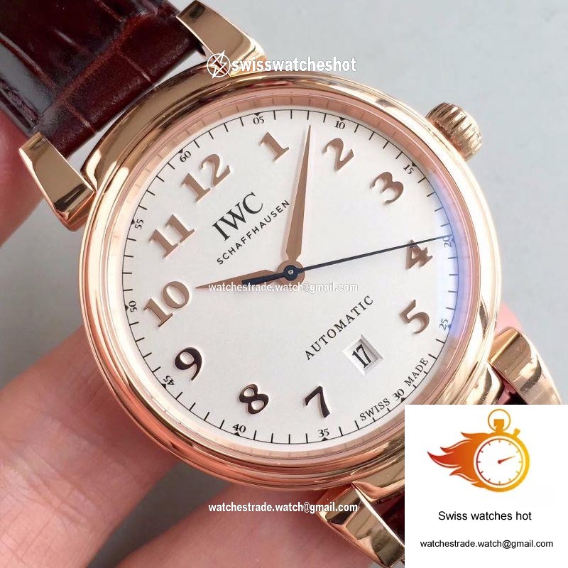IWC Da Vinci Automatic IW356601 Rose Gold MKS Factory White Dial 4