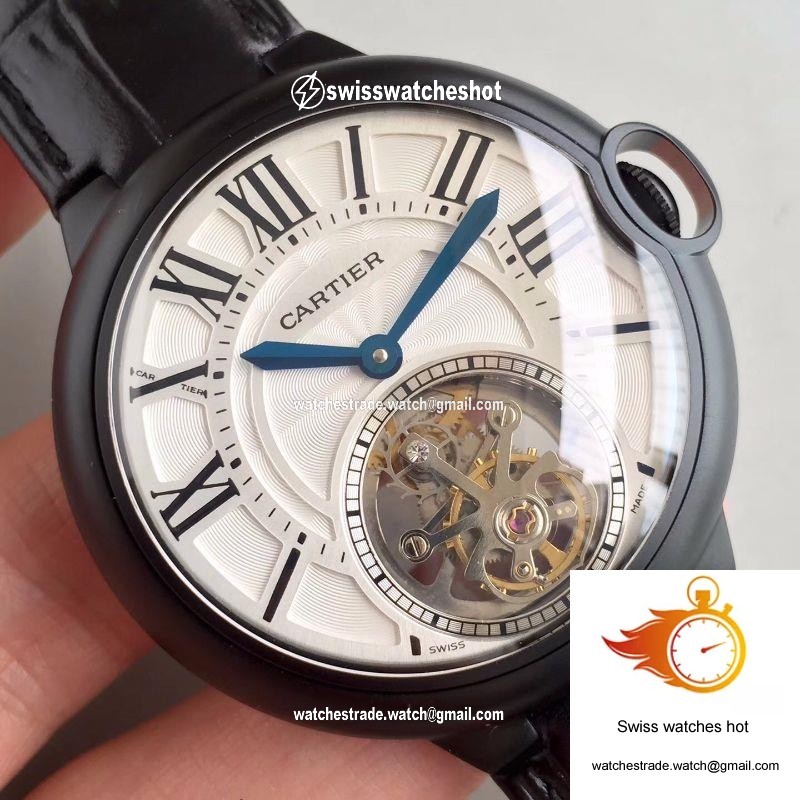 Ballon Bleu De Cartier Tourbillon White Dial 4
