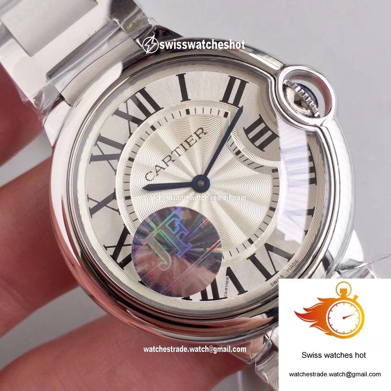 Cartier Ballon Bleu 36MM W6920046 JF Factory Silver Dial 4