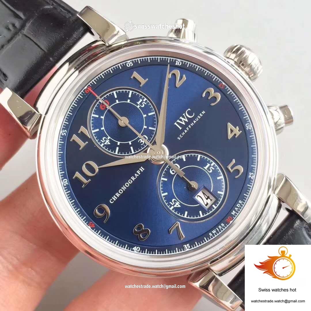IWC Da Vinci Chronograph Edition Sport For Good Fundation IW393402 ZF Factory Blue Dial 4