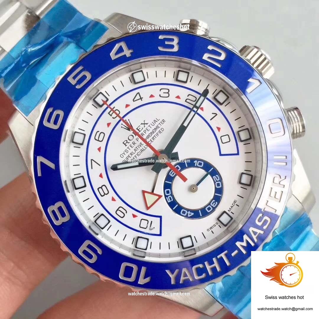 Rolex Yacht-Master II 116680 JF Factory White Dial 4