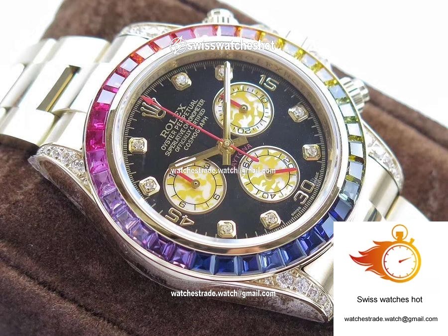 Rolex Daytona Cosmograph Rainbow 116589RBOW BL Factory 4130 Movement 4