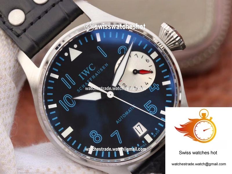 IWC Pilot Alexei Nemov IW500431 ZF Factory Blue Dial 4