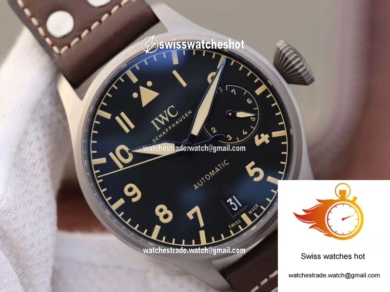 IWC Big Pilot Heritage IW501004 Titanium ZF Factory Black Dial 4