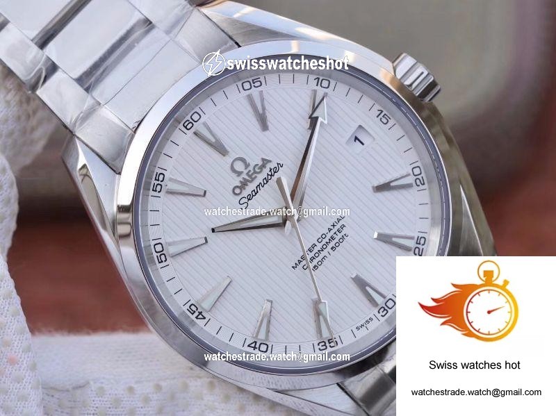 Omega Seamaster Aqua Terra 150M Master Co-Axial 231.10.42.21.02.003 VS Factory White Dial 4