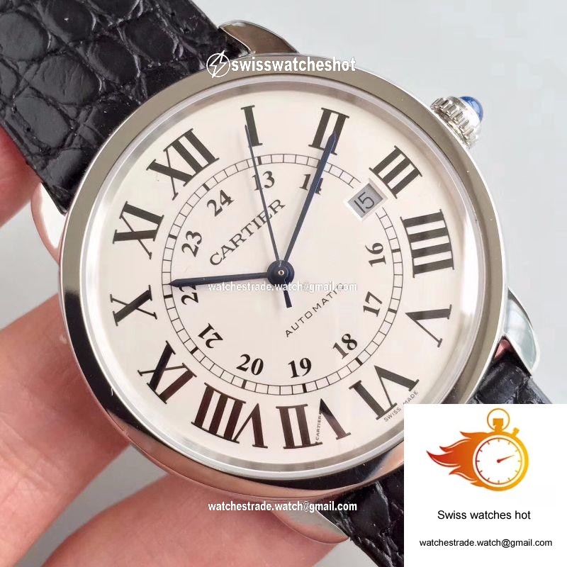 Ronde Solo De Cartier W6701010 42MM ZF Factory White Dial 4
