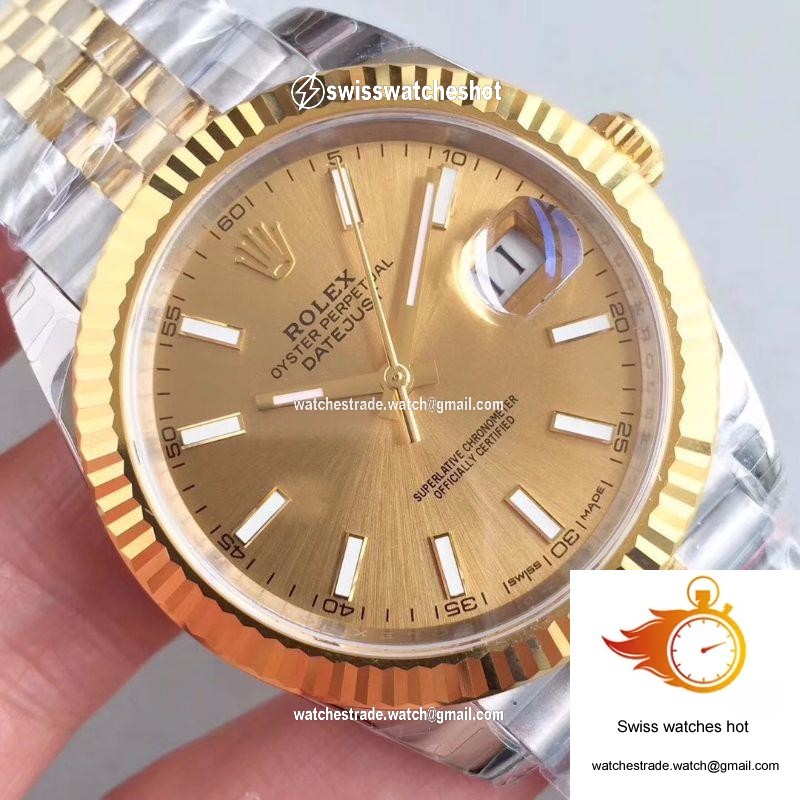 Rolex Datejust II 116333 41MM EW Factory Yellow Gold Dial 4