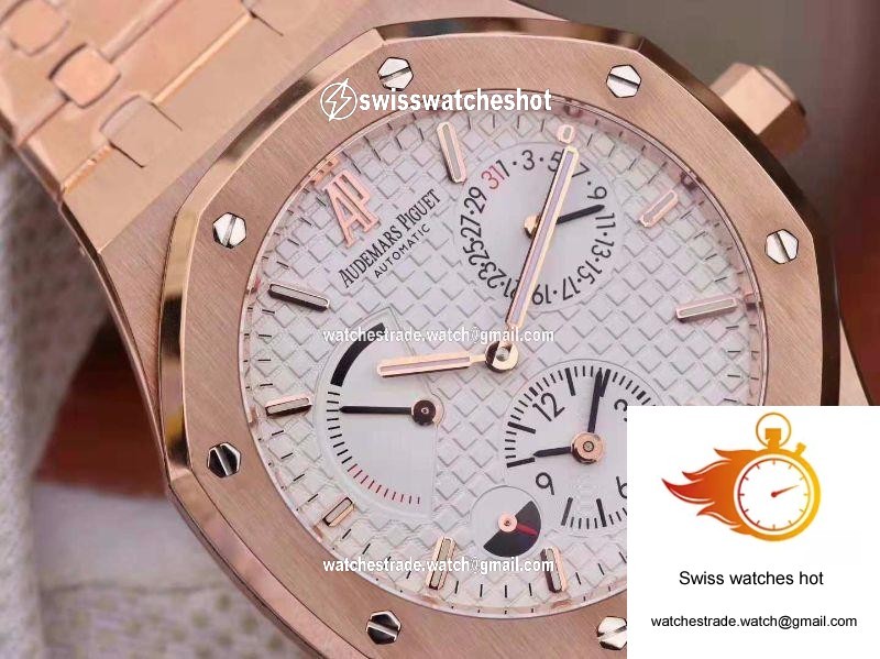 Audemars Piguet Royal Oak GMT 41MM 26120 TWA Factory White Dial 4