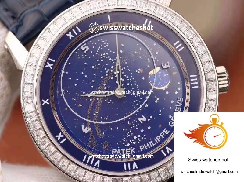 Patek Philippe Grand Complications Sky Moon Celestial 5102G TW Factory Blue Dial 4