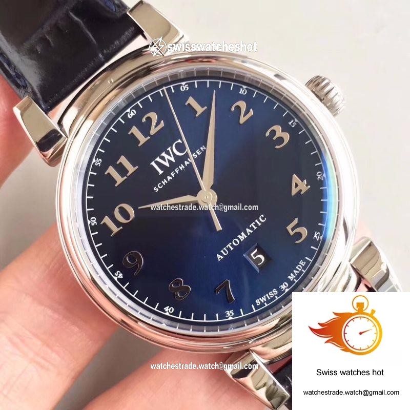 IWC Da Vinci Automatic IW356605 MKS Factory Blue Dial 4