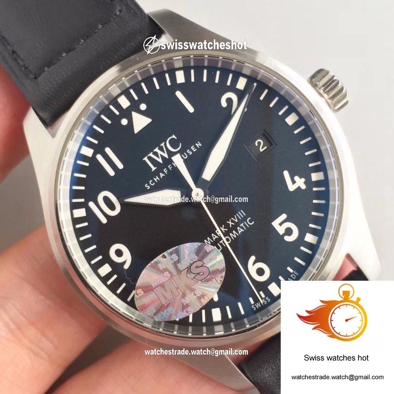 IWC Pilot Mark XVIII Edition Laureus Sport IW324703 MKS Factory V2 Blue Dial 4