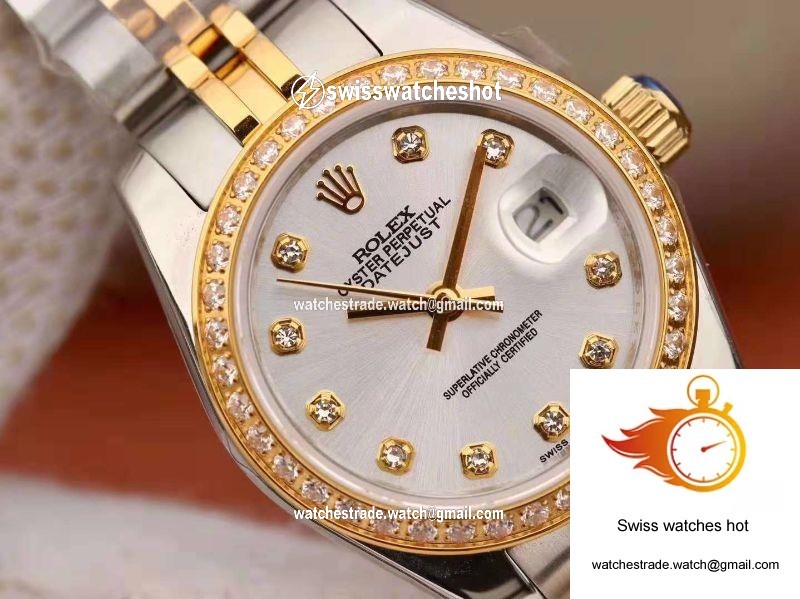 Rolex Lady Datejust 18K Yellow Gold 28MM Silver Dial 4