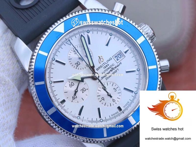 Breitling Superocean Heritage II 46MM A1331217 OM Factory White Dial 4