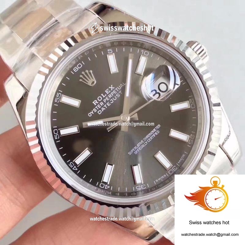 Rolex Datejust II M126334-0014 EW Factory Grey Dial 4