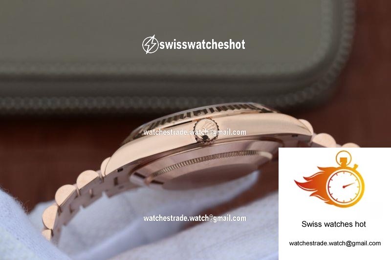 Rolex Day Date II 228235 40mm EW Factory Rosegold Dial 4