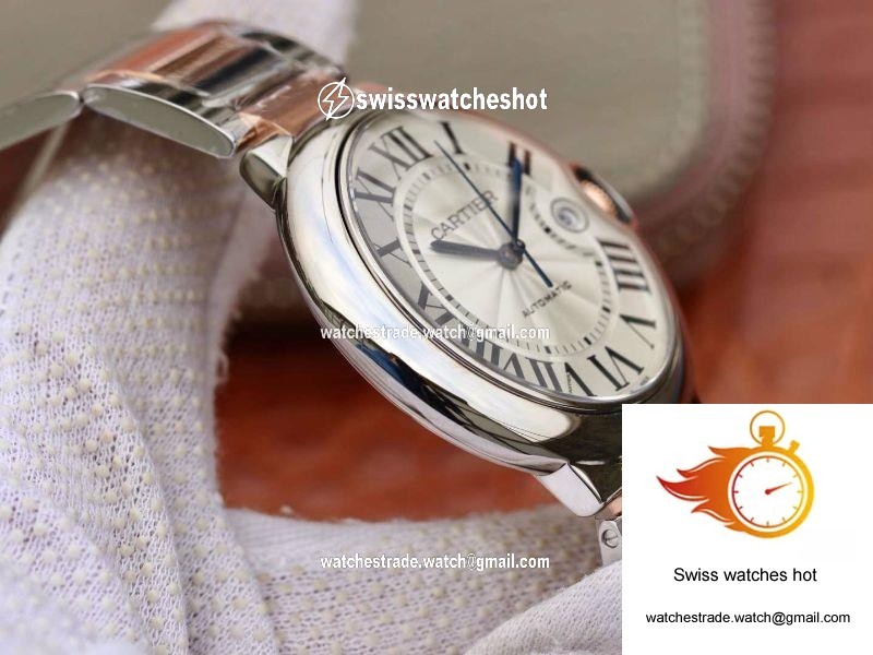 Ballon Bleu De Cartier 42mm W69009Z3 V6 Factory White Dial 4