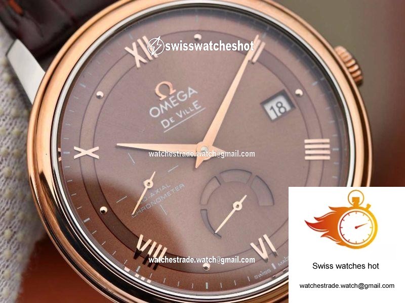 Omega De Ville Prestige 424.23.40.20.13.001 TW Factory Brown Dial 4