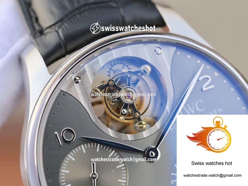 ZF Factory IWC Portuguese Tourbillon IW504210 Anthracite Dial 4