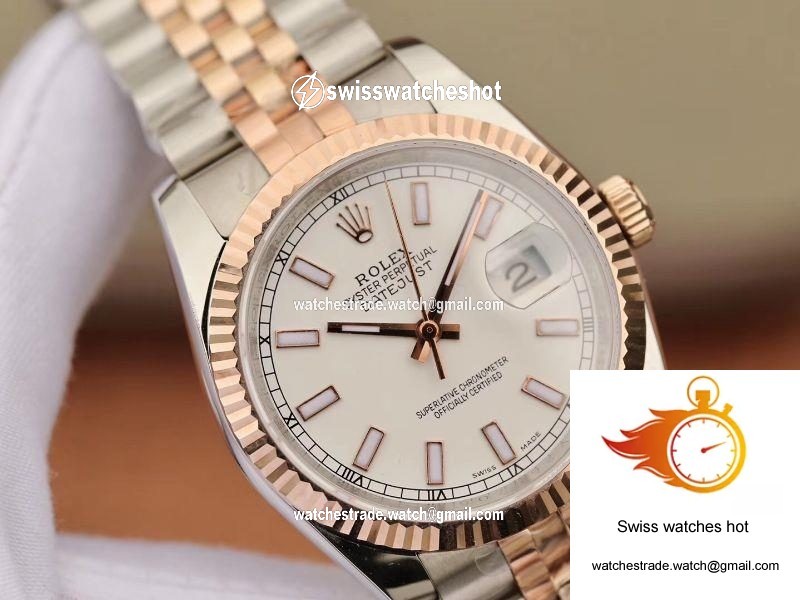 Rolex Datejust 126233 36mm GM Factory White Luminous Scale Dial 4
