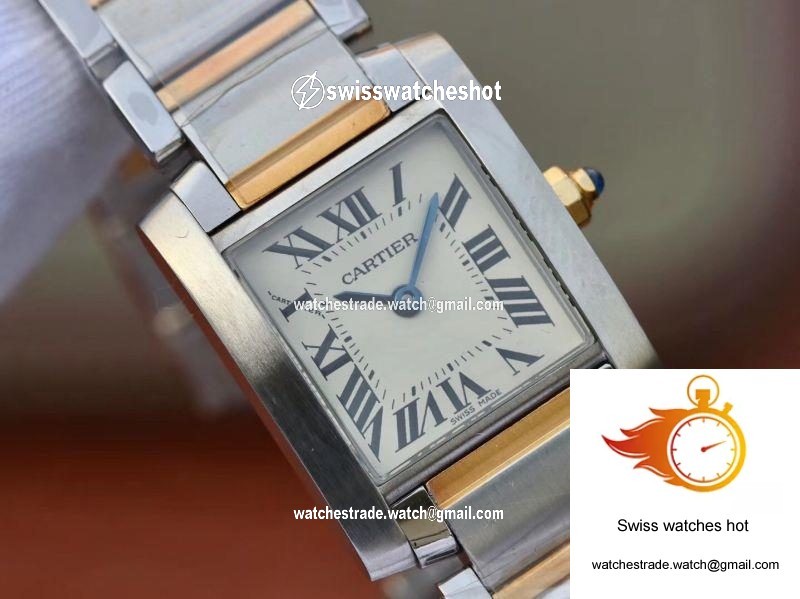 Cartier Tank Francaise Ladies W51007Q4 White Dial 4