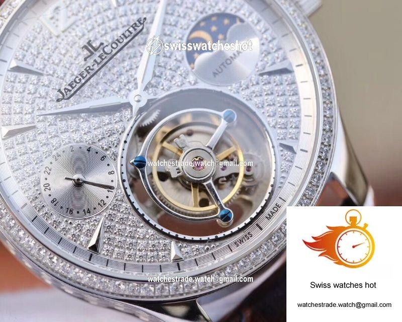 Jaeger-LeCoultre Master Complication Functions Tourbillon White Gold Diamonds Dial 4