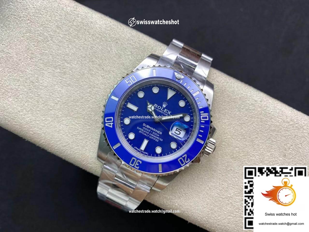 Rolex Submariner 116619LB-97209 VS Factory Blue Dial 4