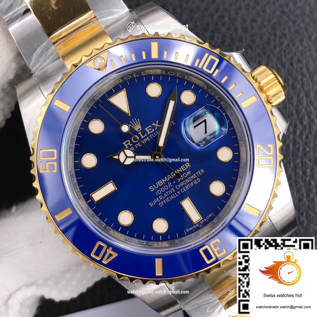 Rolex Submariner 116613LB-97203 VS Factory Blue Ceramic Bezel 4