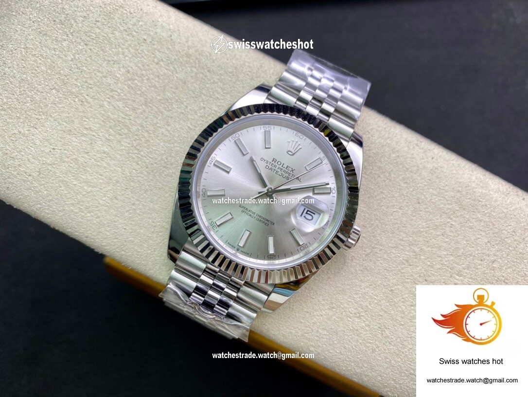 Rolex Datejust M126334-0004 Clean Factory Silver Dial 4