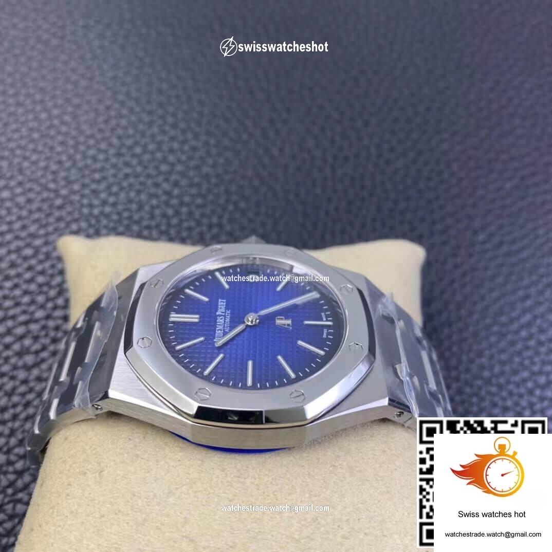Audemars Piguet Royal Oak 15202IP.OO.1240IP.01 ZF Factory Smoked Blue Dial 4