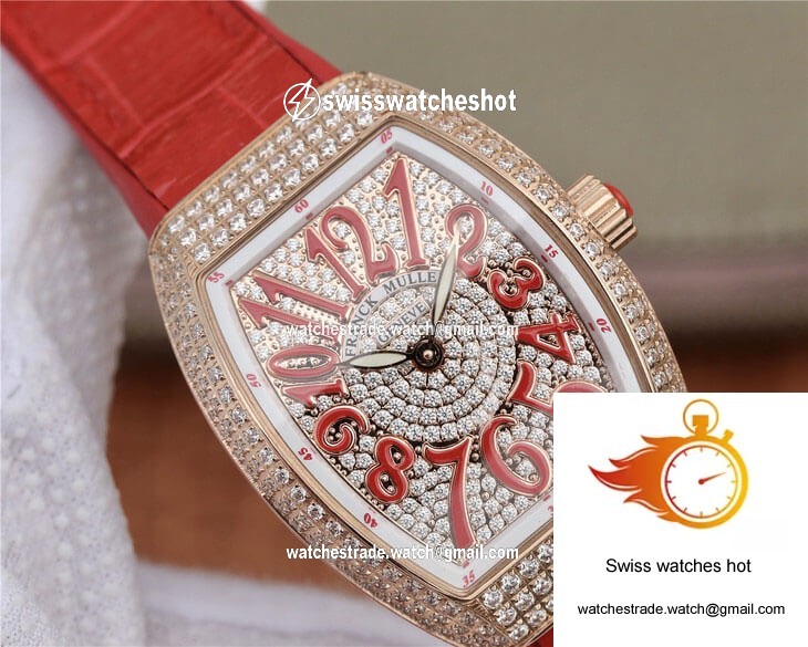 Franck Muller Vanguard Ladies ABF Factory Diamond Case 4