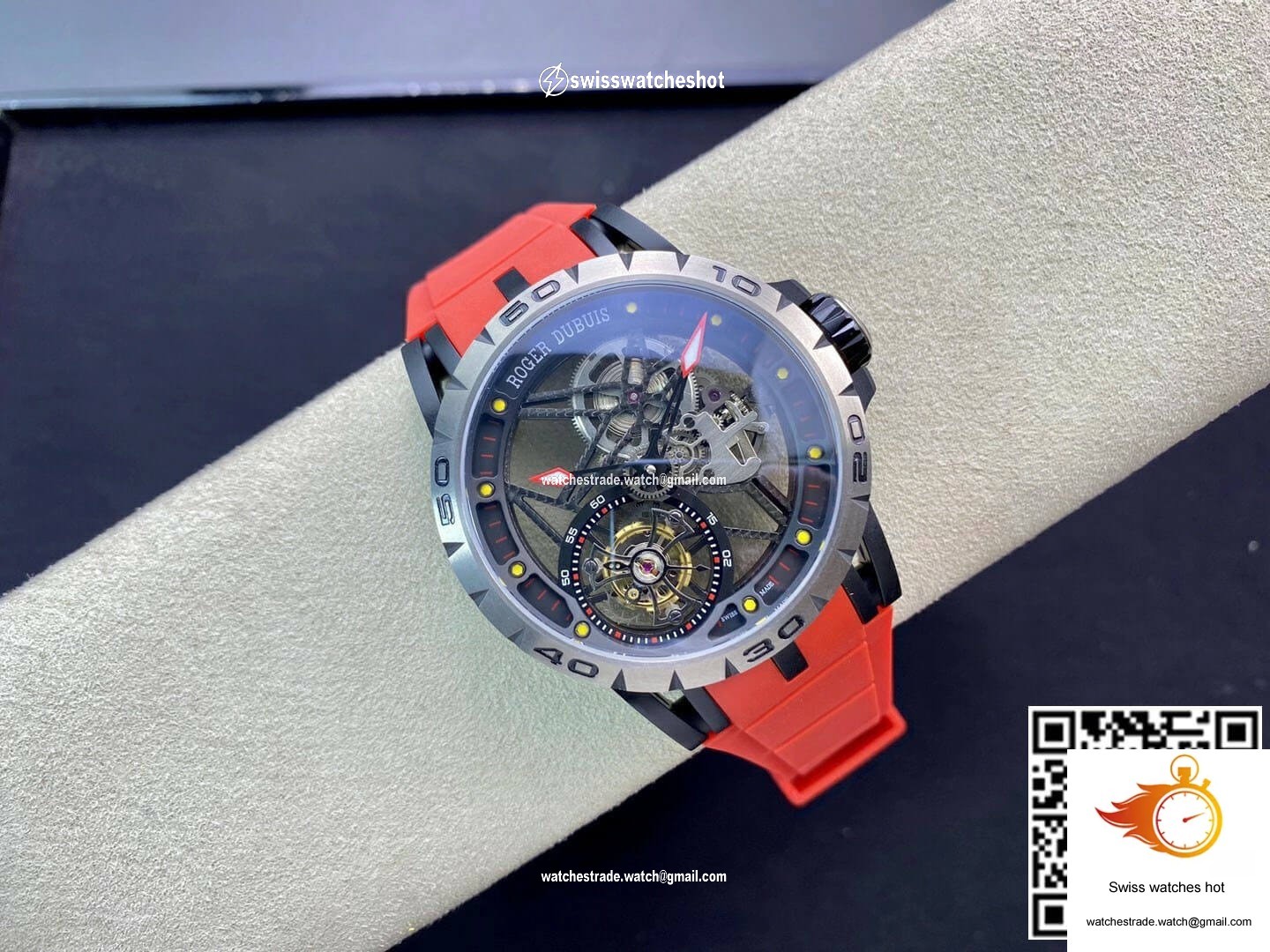 Roger Dubuis Excalibur RDDBEX0549 BBR Factory Tourbillon Titanium Case 4