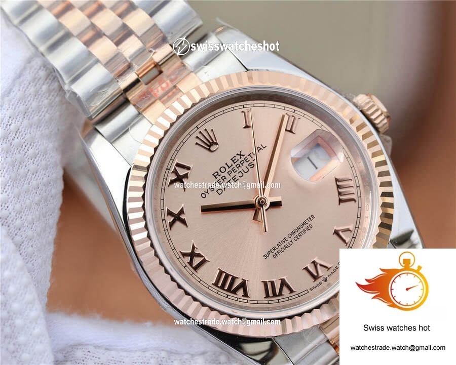 Rolex Datejust 116231 36MM GM Factory Pink Dial 4