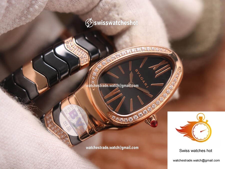 Bvlgari Serpenti BV Factory Rose Gold Diamonds 4