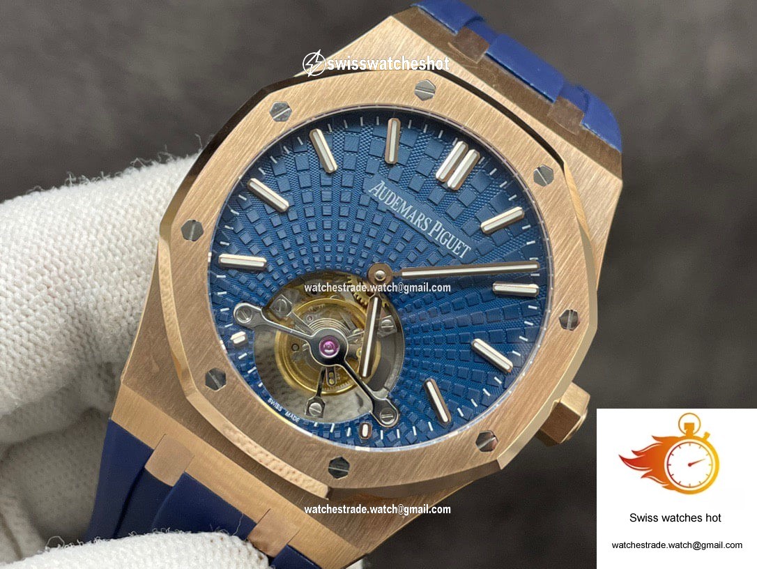 Audemars Piguet Royal Oak Tourbillon R8 Factory Rubber Strap 4