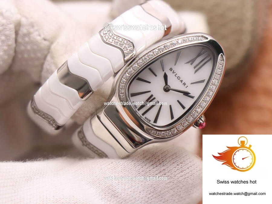 Bvlgari Serpenti BV Factory Stainless Steel Diamond Case 4