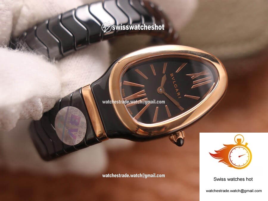 Bvlgari Serpenti 102735 BV Factory Rose Gold Black Dial 4