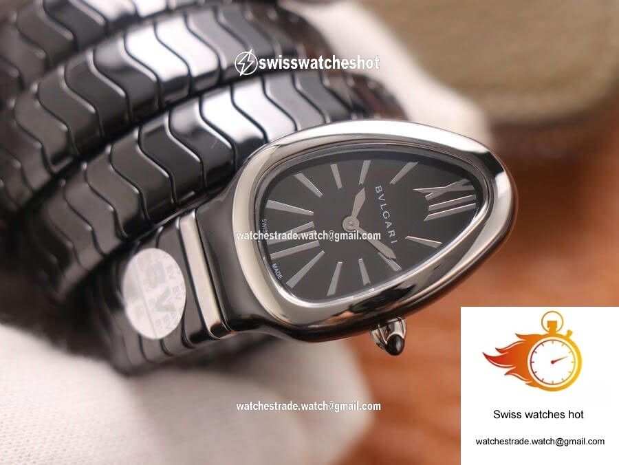 Bvlgari Serpenti BV Factory Black Ceramic Dial 4