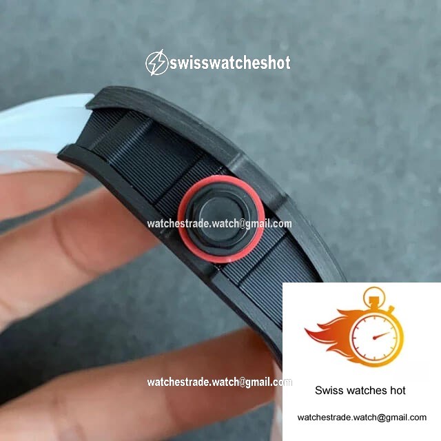 Richard Mille RM055 KV Factory V2 Carbon Fiber Black Case 4